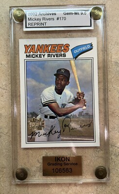 Mickey Rivers Rookie Card Mickey Rivers Graded Topps Archives | eBay