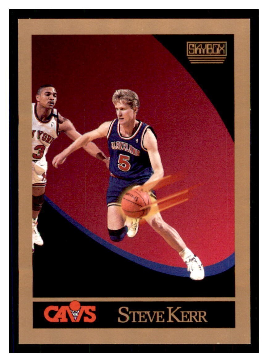 1990 SKYBOX NBA Basketball Trading Card #52 - STEVE KERR