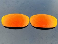 Geätzt Polarisiert Feuerrot Spiegelglas Für Oakley Square Wire 2.0 Spring Hinge