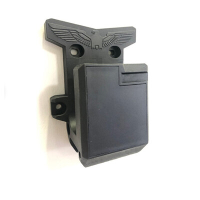Heavy Duty Gun Wall Mount With Mag Holder – Floating Rifle Rack Display Hanger, Holds 300Lbs, Black PA Plastic
