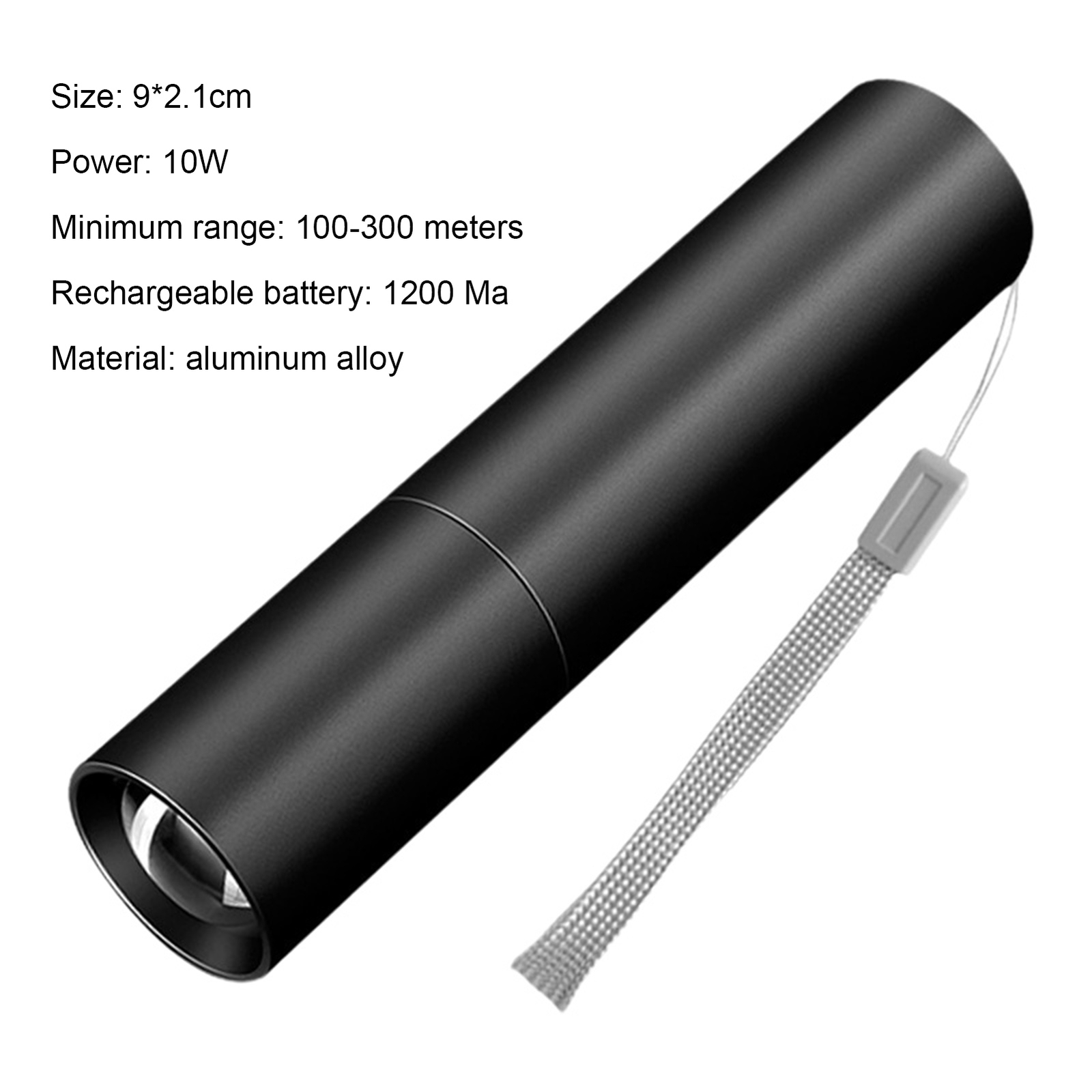 1 Set Powerful Flashlight Compact Size User-friendly Mini Emergency ...