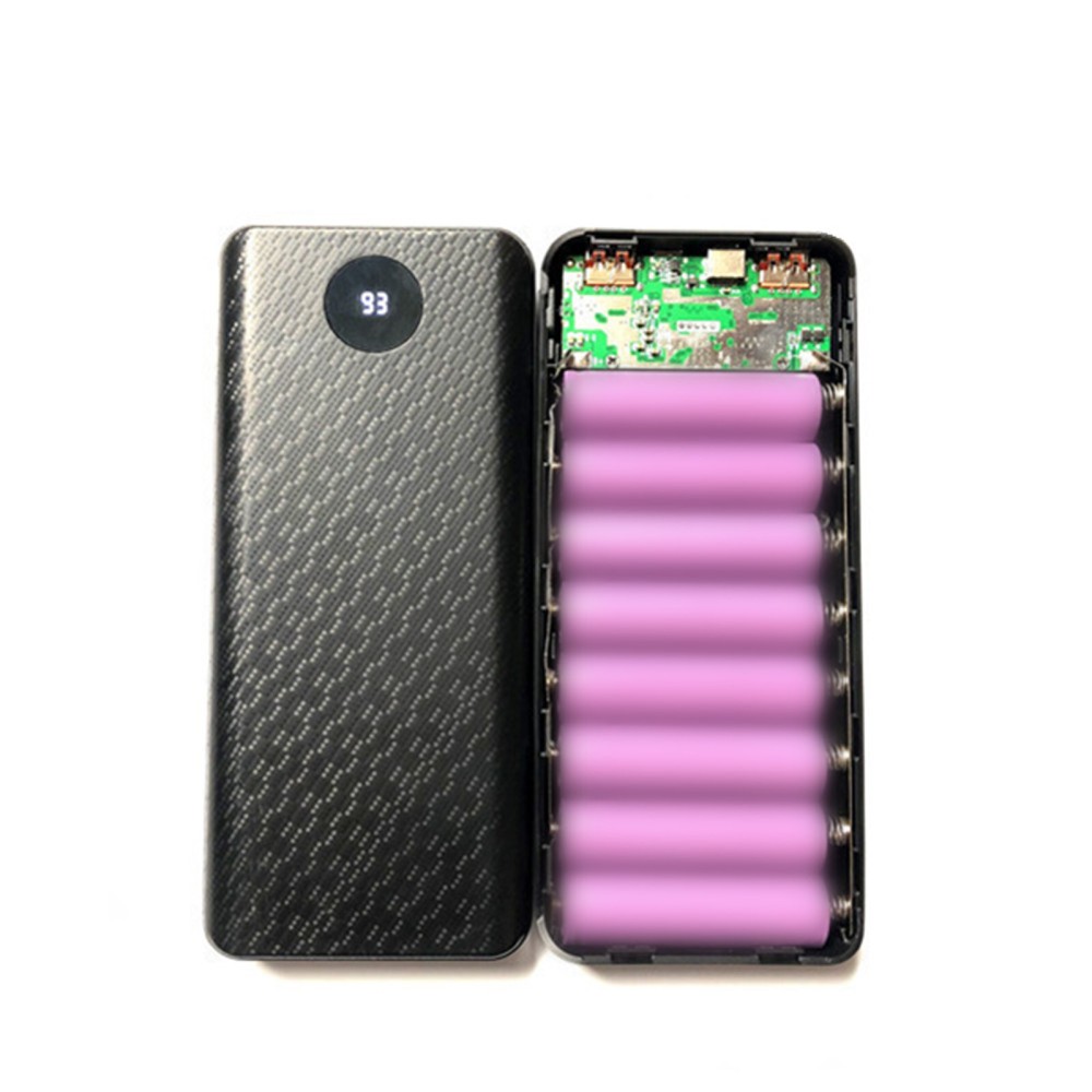 DIY 18650 Power Bank Case with Fast Charger Box, No Welding Required