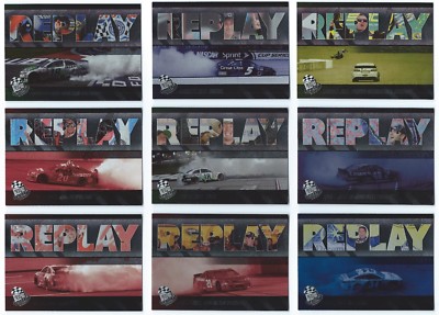 2014 Press Pass Racing NASCAR Replay Insert You Pick the Card Finish Your Set