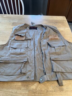 American Fisherman Men's M Angler's Fishing Vest Tan