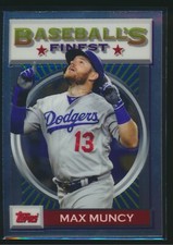 2020 Topps Baseball's Finest Flashbacks #62 Max Muncy Dodgers