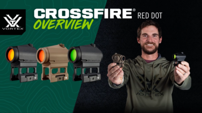 Vortex Optics Crossfire Green Dot 2 MOA with Free Camo Forest Hat
