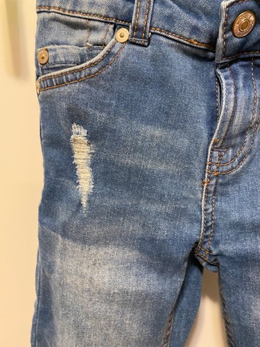 7 for All Mankind Josefina Girl 5-Pocket Cotton Stretch Skinny Jeans Size 6 Blue - Picture 3 of 9