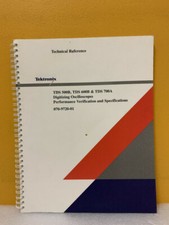 Tektronix 070-9720-01 TDS 500B, 600B, 700A Oscilloscopes Performance/Reference