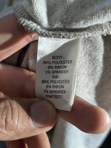 sonoma Suéter Jersey Mujer M Cuello Tortuga Manga Larga Bolsillo Beige - Imagen 10 de 10