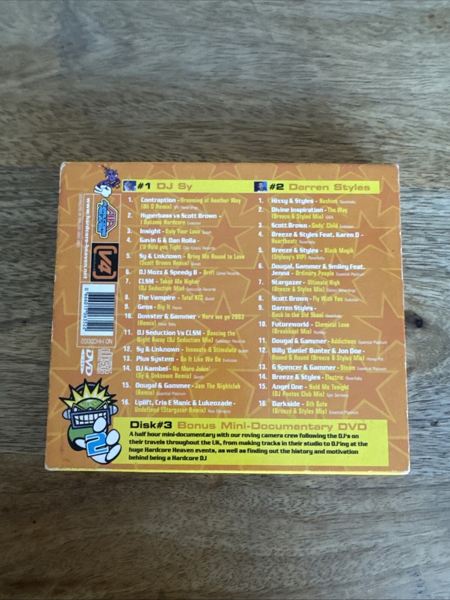 Sy + Darren Styles Hardcore Heaven 2 Reloaded CD + DVD RARE | eBay UK