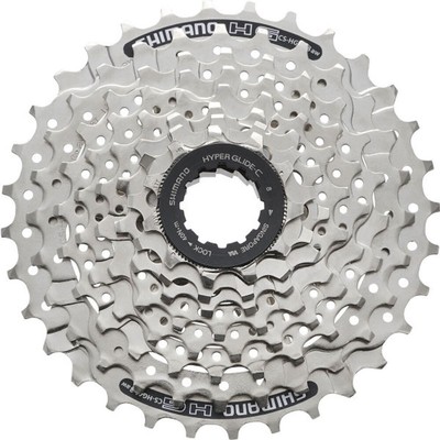 SHIMANO Kassette CS-HG41 8f. 11-13-15-17-20-23-26-34Z. 1Stk. nickel beschichtet