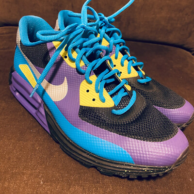 NikeiD Air Max 90 Hyperfuse Prm Purple/Blue/Yellow/Black 653604