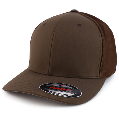 Oversize Structured Flex Fitted Mesh Back Flexfit Baseball Cap - FREE SHIPPING