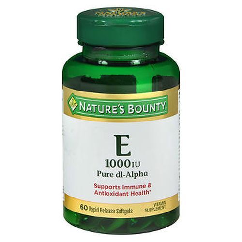 Nature's Bounty Vitamin E Softgels 1000 IU 60 Caps By eBay