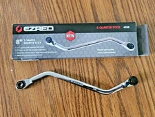 EZ Red 8" S-Quarter Stick 1/4" square dr & 1/4" Hex dr Combo Ratchet Tool #4SS8
