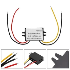 Waterproof DC/DC Converter Regulator 12V Step Up to 48V 1-6A