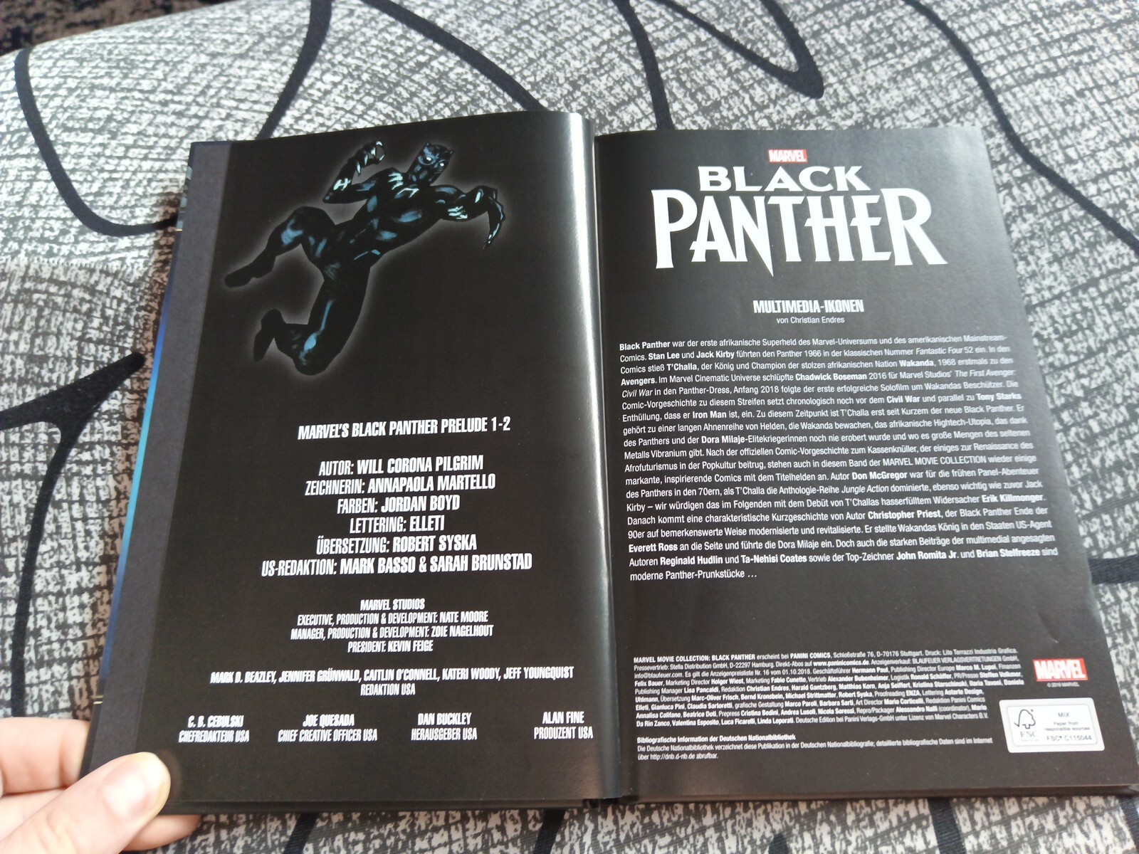 Thumbnail - Marvel Movie Collection: Black Panther Panini Hardcover Neuware