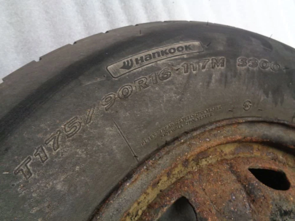 Ssangyong Kyron 2,0 D Notrad Reserverad Ersatzrad T175 / 90 R16 117M - Bild 2 von 2