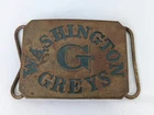 Washington Greys G Belt Buckle 198 Civil War Reproduction
