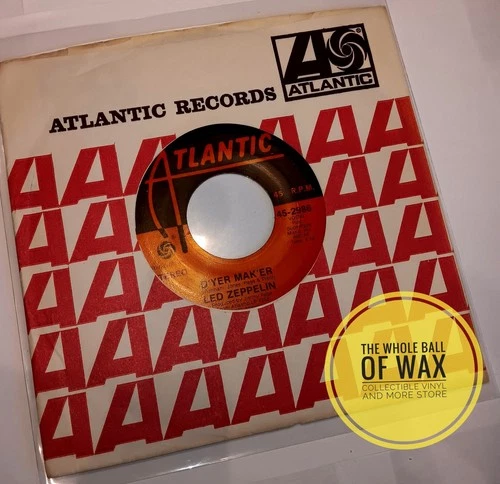 Led Zeppelin ‎– D'yer Mak'er / The Crunge 7" 45-2986 Atlantic 1973 EXCELLENT