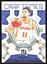 7067J 2021-22 Donruss #11 Trae Young Craftsmen Press Proof