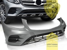 Frontsto&szlig;stange Frontsch&uuml;rze f&uuml;r Mercedes Benz GLC X253 Chrom Line auch f&uuml;r PDC