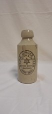 Antique Stoneware Stout Bottle Leigh & Co Salford Ginger Beer
