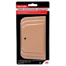 Bondo 357 Assorted Plastic Spreaders 3 Ct Bondo 357 Assorted Plastic Spreaders 3 Ct