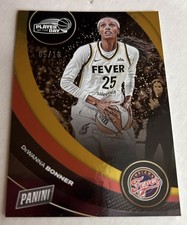 2025 Panini Player Of The Day WNBA #5 Deanna Bonner Gold 05/10 Indiana Fever