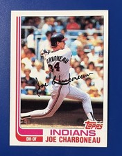1982 Topps Baseball Joe Charboneau Cleveland Indians #630