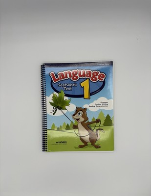 Abeka Language 1 Seatwork Text Teacher Key 4th Ed 1st Grade 1 Language Arts
