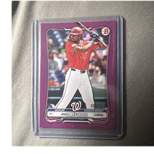 Bowman 2024 James Wood Washington Nationals Purple /299 #79 Baseball Card