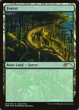 Forest - Foil Promo Grand Prix Promos NM MTG