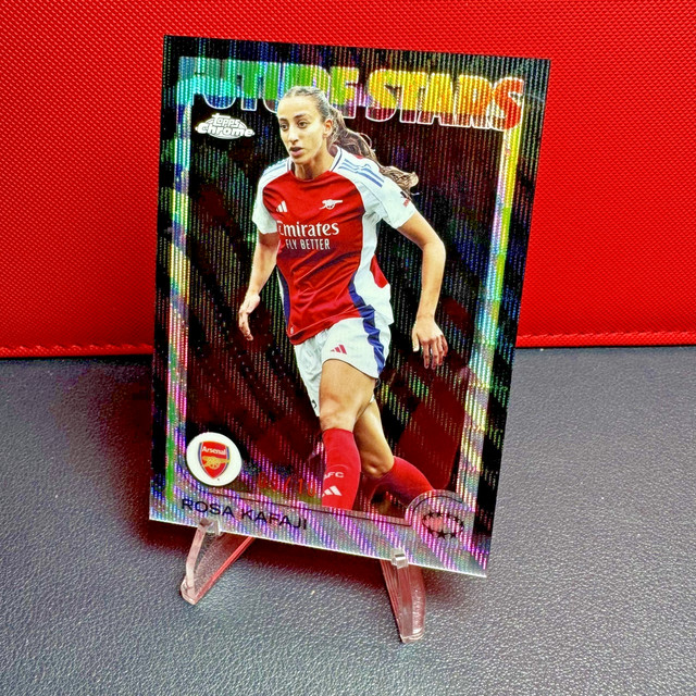 25 Topps Chrome UEFA Women's Champions League Rosa Kafaji Numbered /10 Arsenal