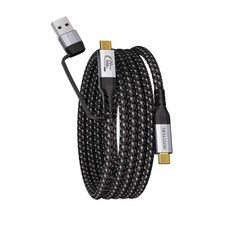 Braided USB A To USB C 3.2 Gen 2X2 Cable 20Gbps 100W 4K 60Hz 6.6 FT