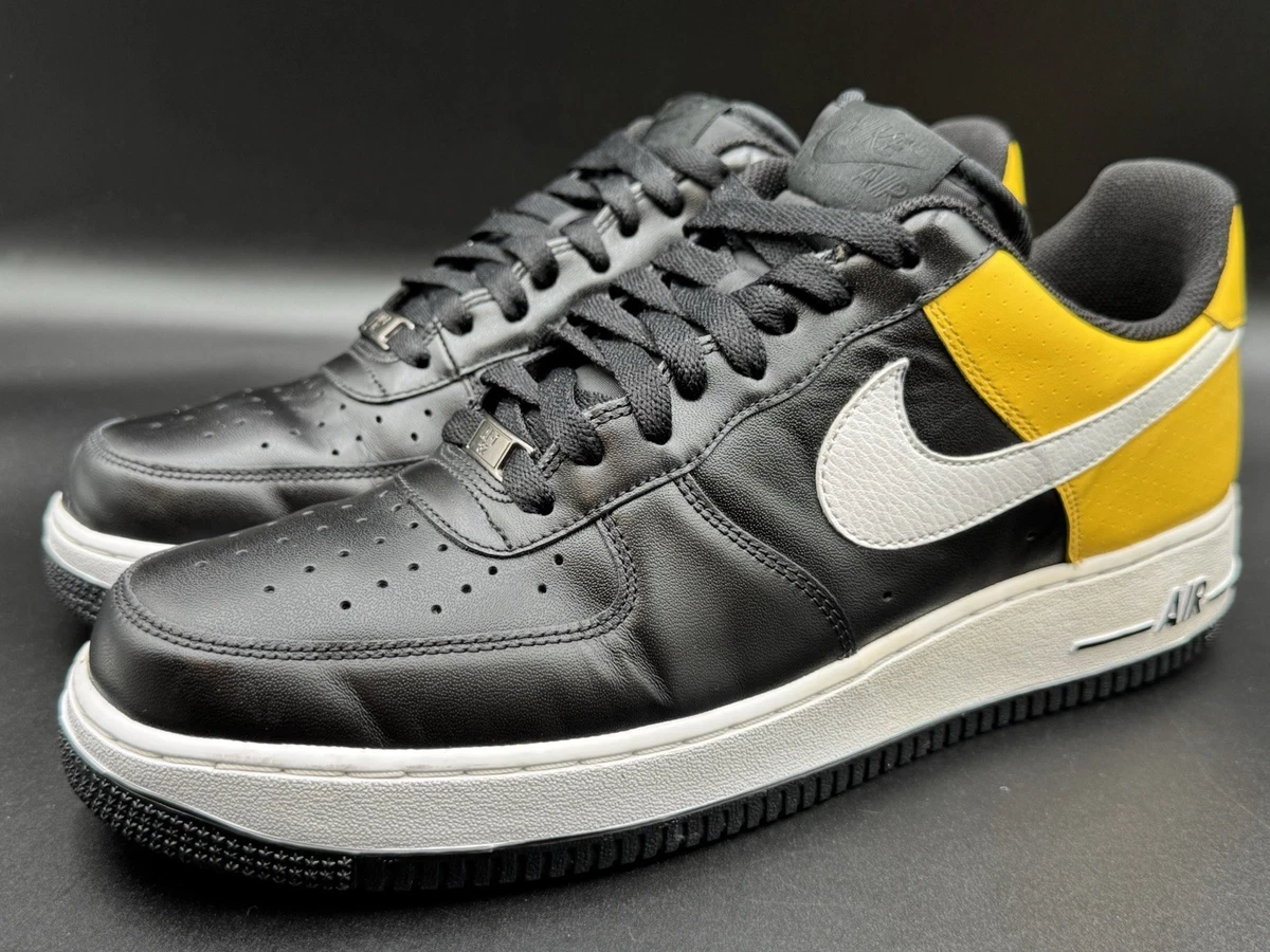 新品未使用！Nike Air Force 1 07 ブラック/イエロー Nike Air Force 1 '07 Black Varsity Yellow for Sale | Authenticity