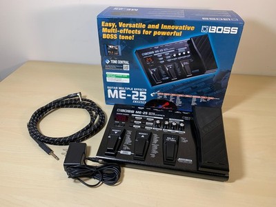 BOSS ME-25 Guitar Multi-Effects Processor w/ box + Inst Cable + 9v Power Adaptor