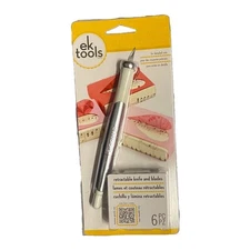 Ek Tools RETRACTABLE CRAFT UTILITY KNIFE W/ 5 Replacement Blades New MUST HAVE!