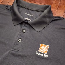 Home Depot Polo Shirt Men s XL Employee Work ...