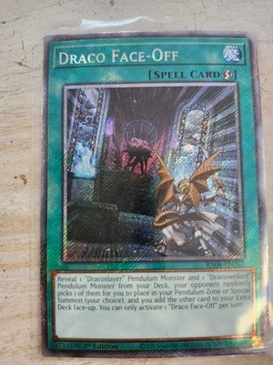 Draco Face-Off (Platinum Secret Rare) RA04-EN262 Quarter Century Stampede 1st...