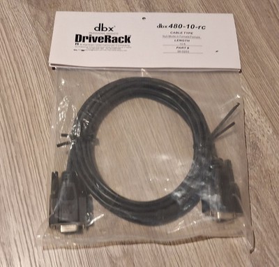 480-10-RC 10 Fuß Kabel für DBX DriveRack zu PC Anschluss. Neu nie geöffnet. 