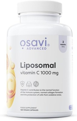 Osavi Liposomales Vitamin C 1000mg mit Liposovit-C - 120 vegane Kapseln