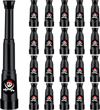 20 Pcs Pirate Telescope Bulk Pirate Party Favors Mini Plastic Monocular Telescop