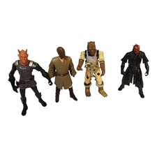 Star Wars Lot Of 4 Action Figures - Mixed Bossk Darth Maul Mace Vilmarh Grahrk