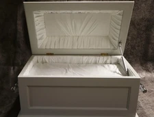 Handmade Pet Casket With Handles