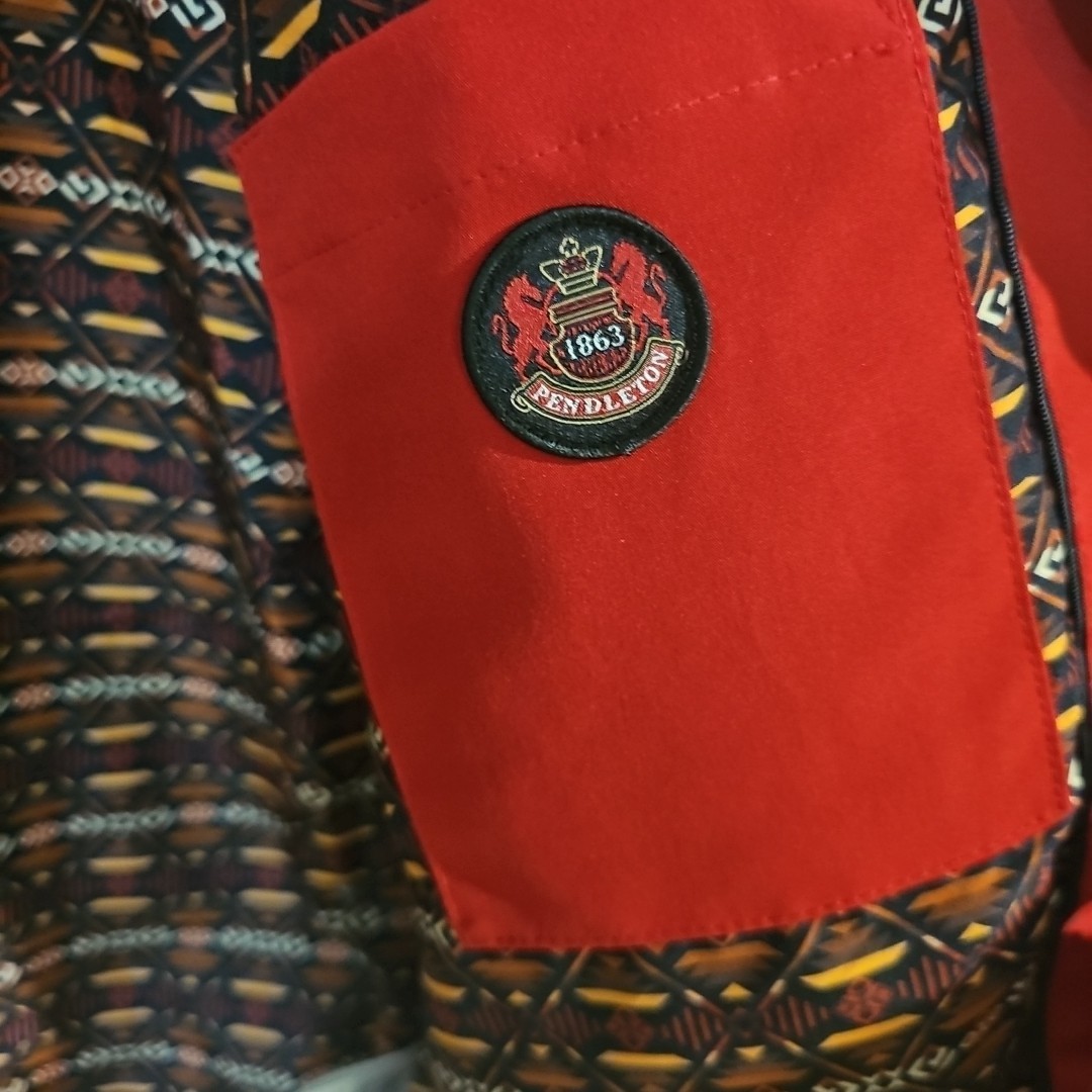 Pendleton Jacket Womens Size L Red Full Zip Butto… - image 11