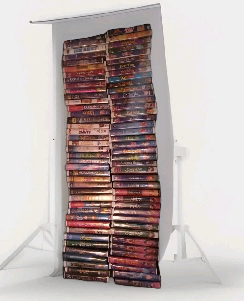 Massive Collection (80) Of Disney/Childrens VHS 80s-90s Foto 2 de 4