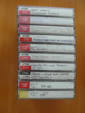 10 TDK D90 CASSETTES USED RERECORDABLE