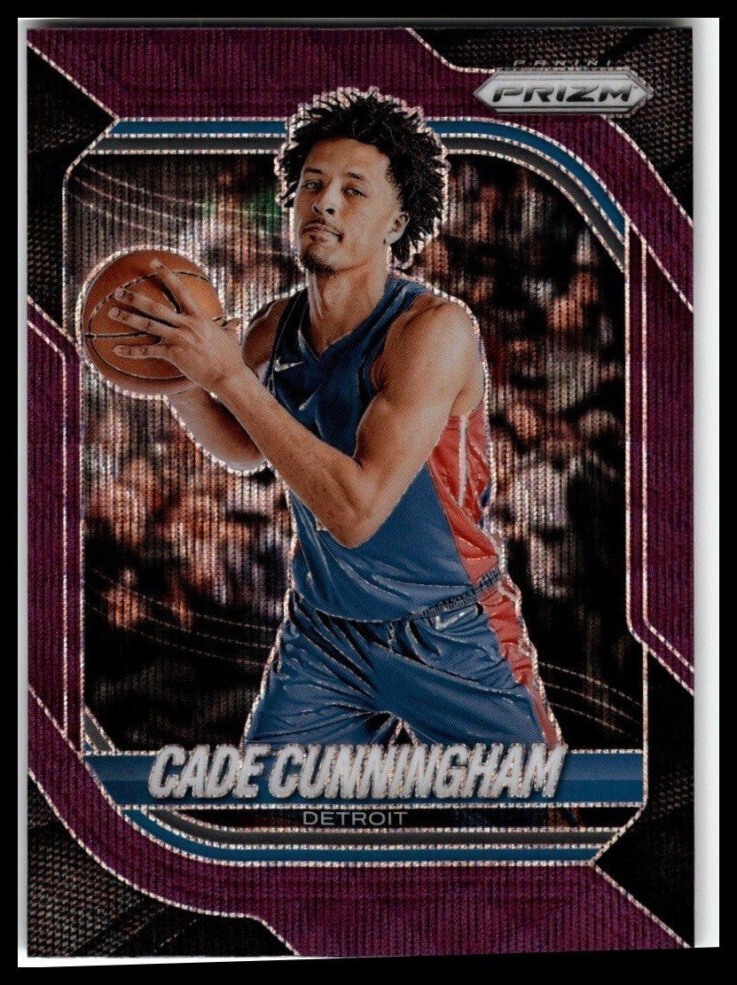 2025-26 Panini Prizm #2 Cade Cunningham Purple Wave Prizm
