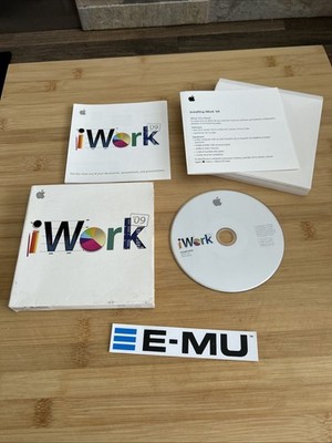 Apple iWork 09 Pack inkl DVD und Bedienungsanleitung